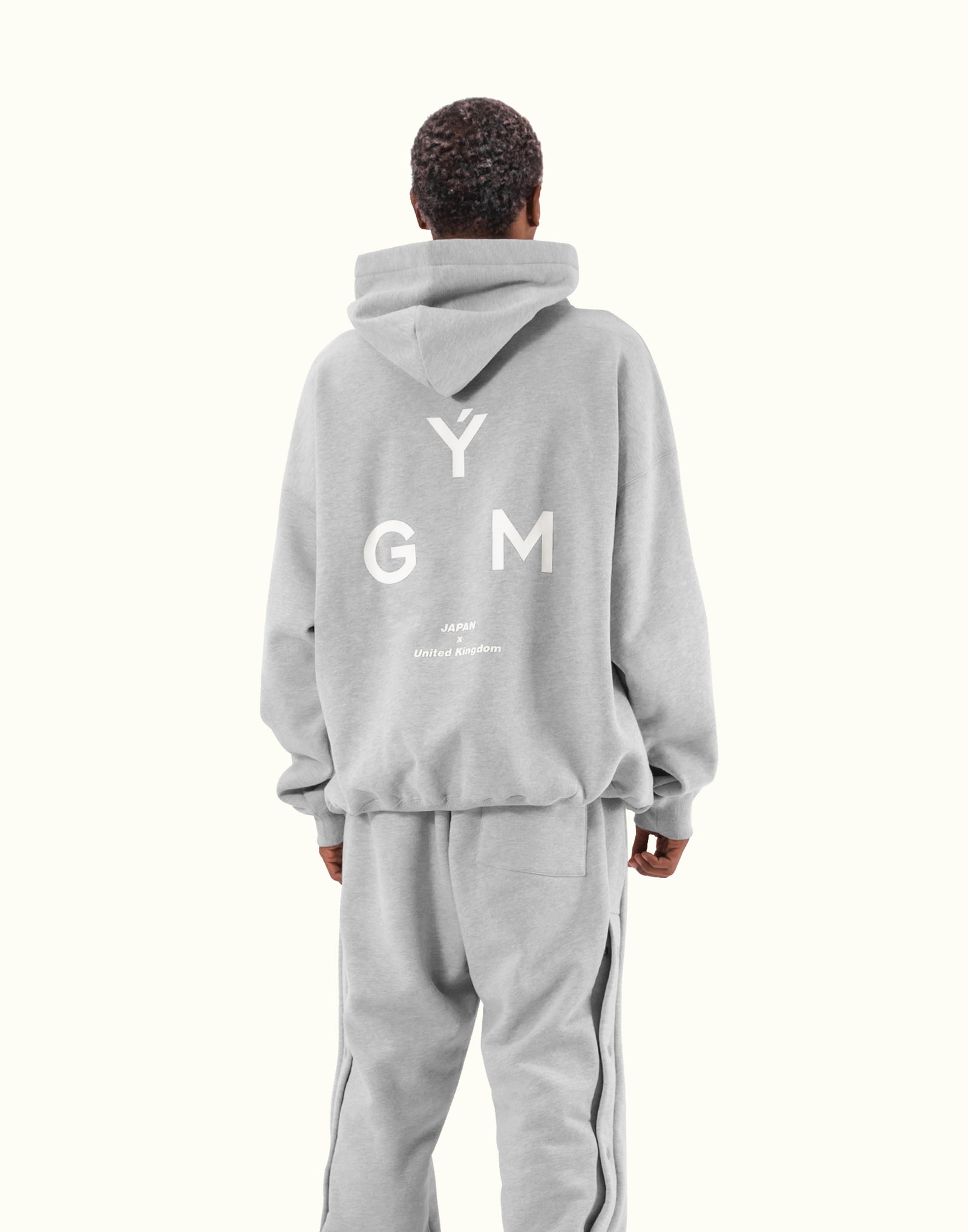 GÝM Oversize Sweat Hoodie - Grey – LÝFT