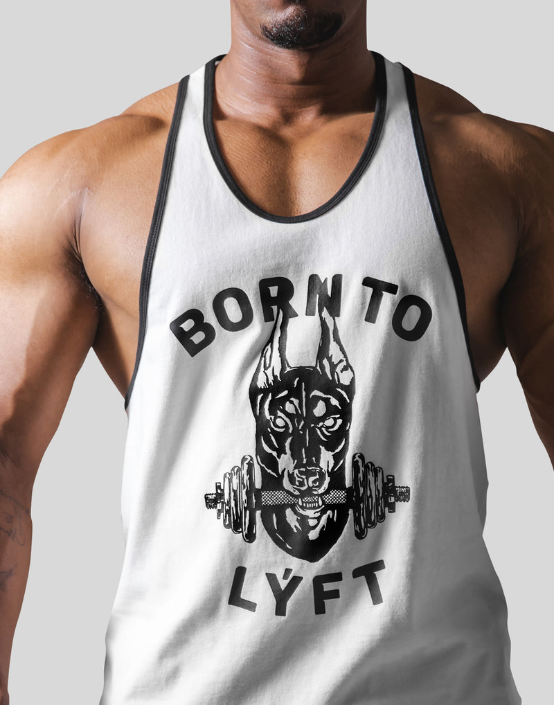 Dog Graphic Training Tanktop - White – LÝFT
