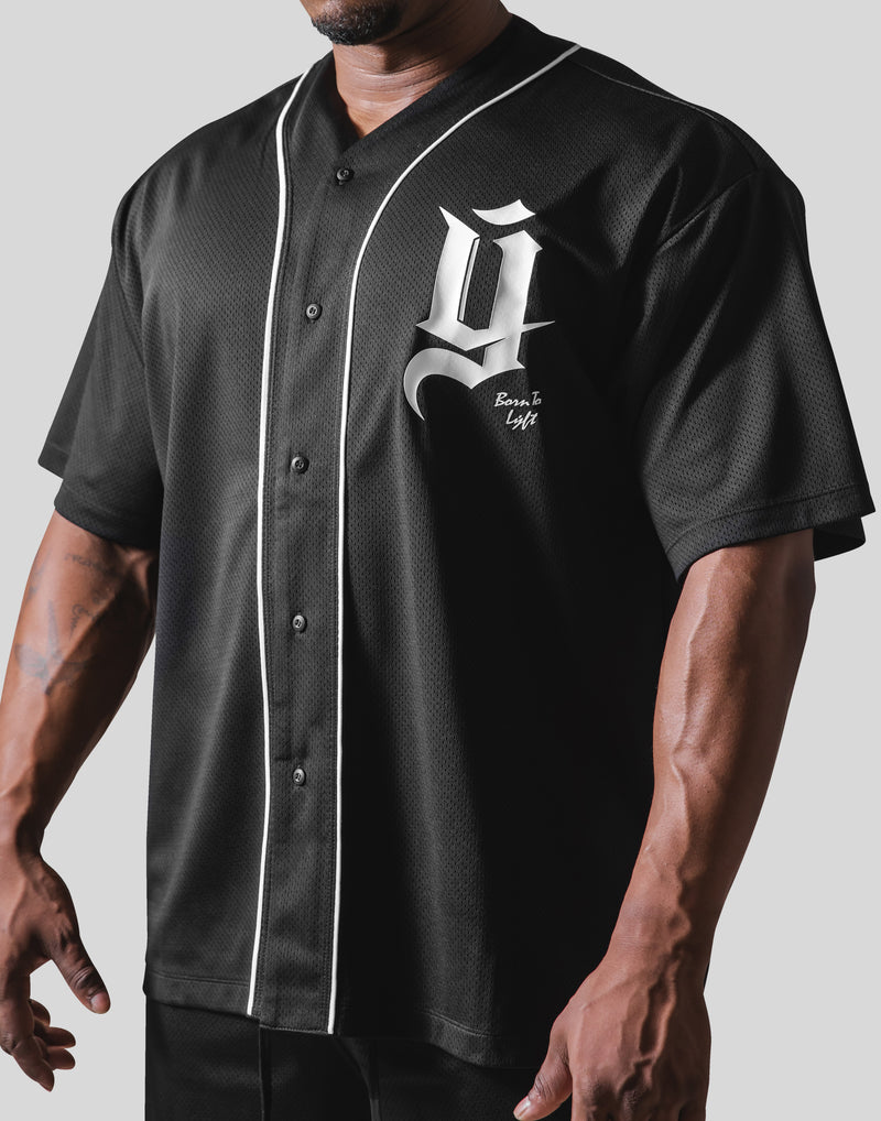 Old Y Mesh Baseball Shirt - Black – LÝFT