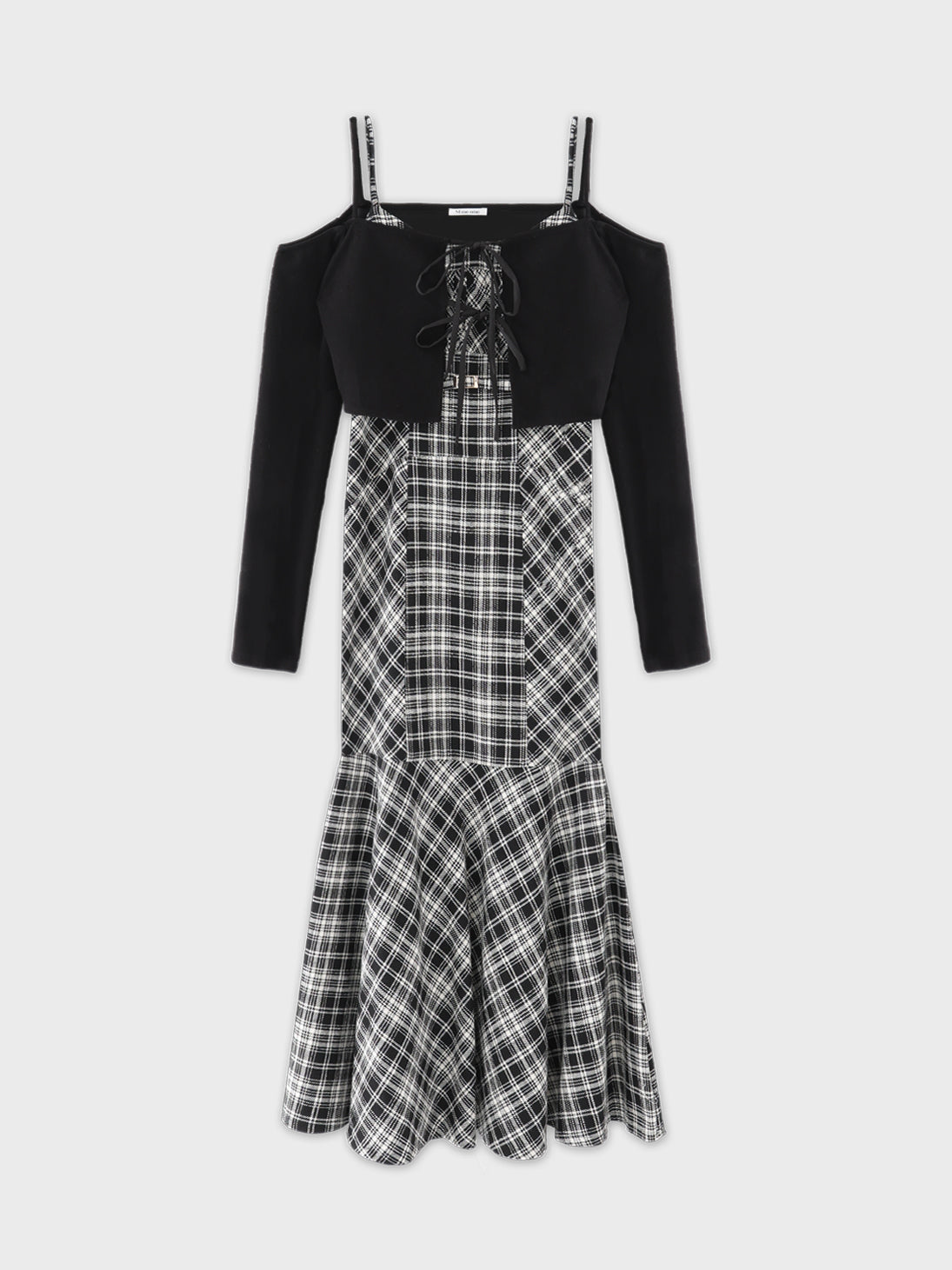 SALE】Check mermaid ensemble onepiece(eme10759) – M me eme