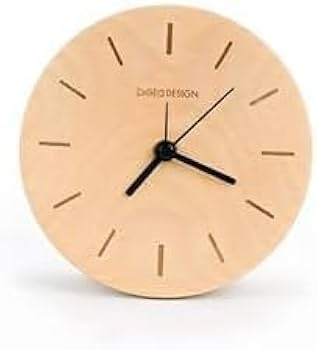 Amazon.co.jp: belaDESIGN 置き時計 ドイツ産 ブナ 天然木 木製 卓上
