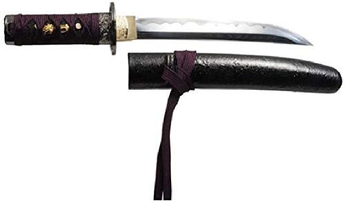 Amazon.co.jp: 日本刀 紫糸拵短刀 模造刀 居合刀 懐剣シリーズ