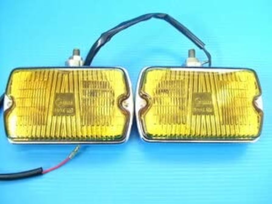 専用出品CIBIE イエロー角フォグライト 1個カバー付き シビエ Yahoo
