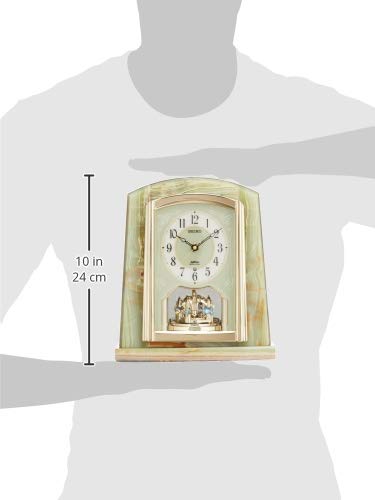 セイコークロック BY223M 電波置時計 オニキス枠 豪華 Amazon.co.jp