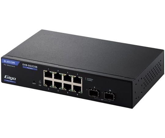 Amazon.co.jp: エレコム 法人向けスイッチングハブ WEBスマート Giga 8