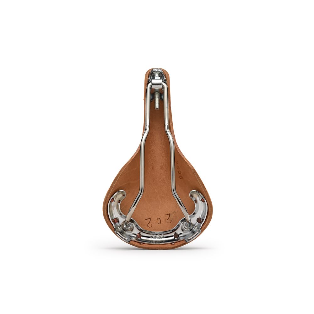 Amazon | BROOKS レザーサドル 細身で美しいクロムメッキレールの