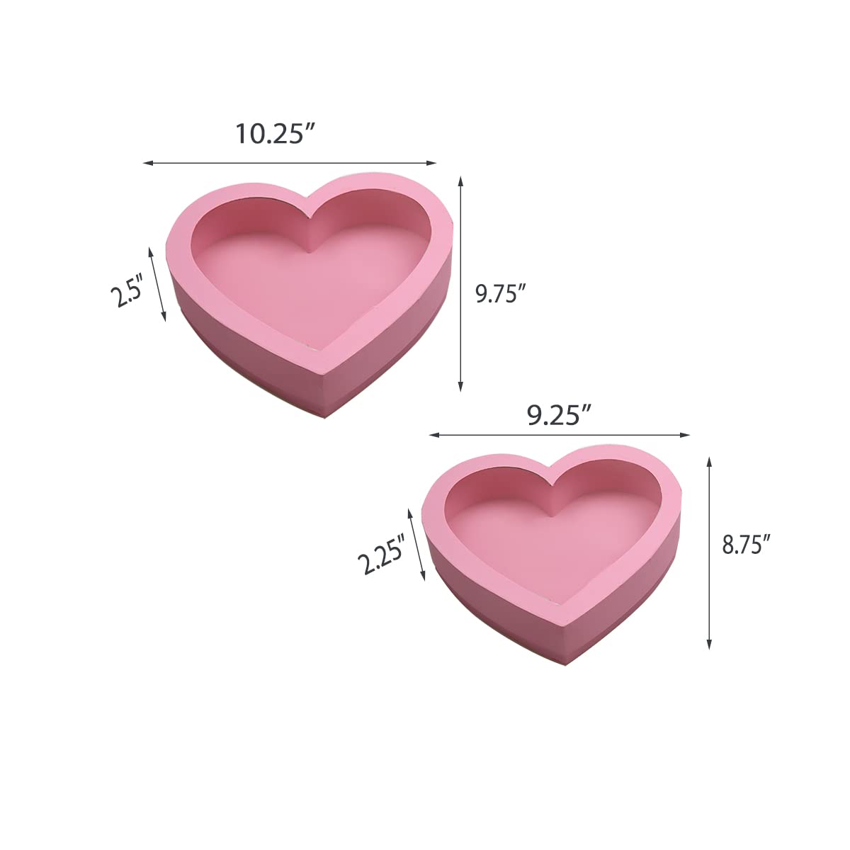 Amazon.co.jp: 10インチ ダンボール ハート型 マッシュフラワー