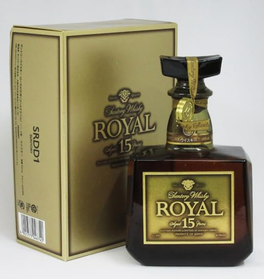 Amazon.co.jp: 箱付き サントリーウイスキー ローヤル15年 ゴールド