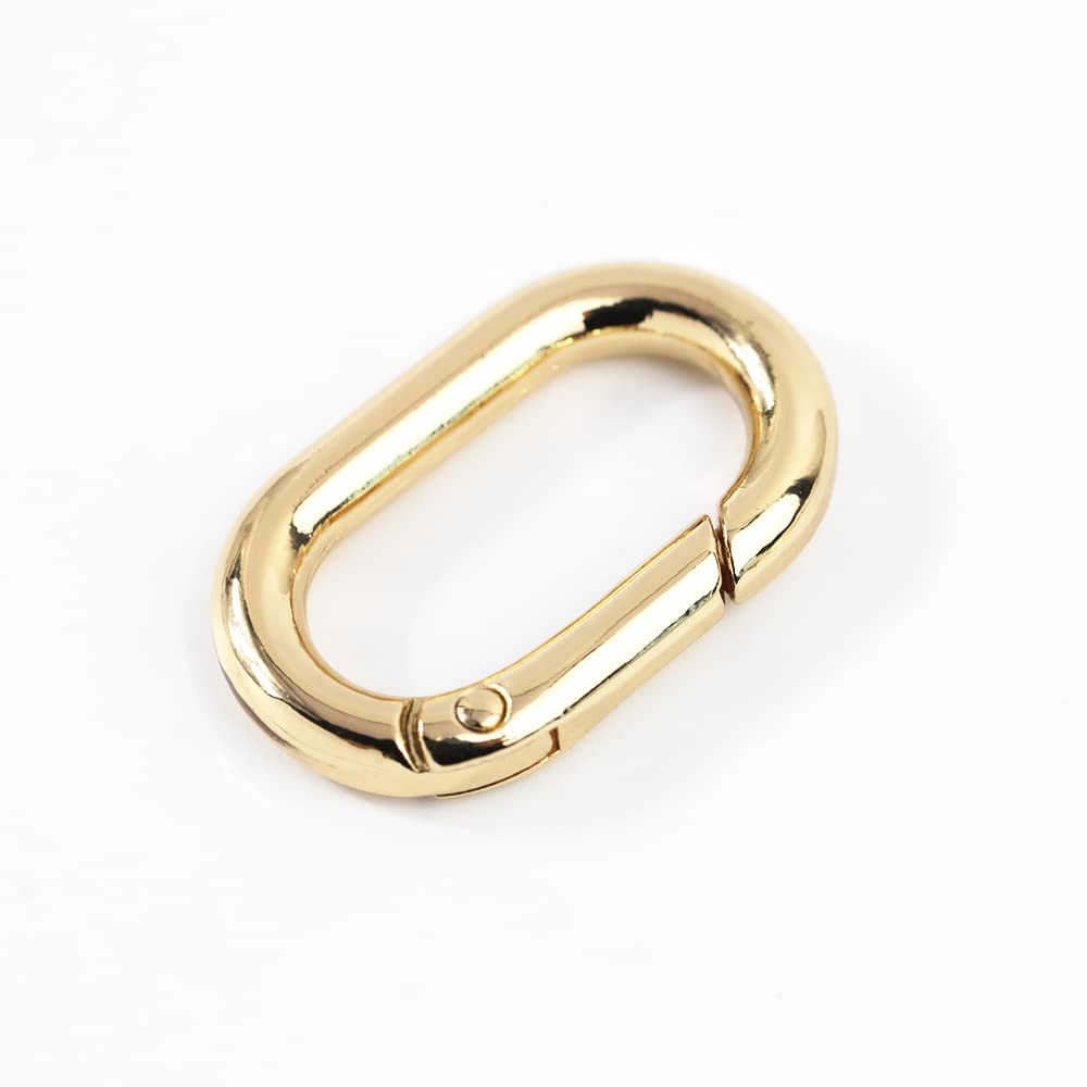 Amazon.co.jp: 4個 長円形カラビナ/楕円カラビナ/オーバルカラビナ