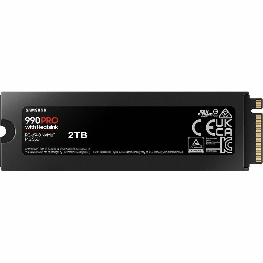 Amazon | SAMSUNG 990 PRO ヒートシンクSSD 2TB PCIe Gen4 M.2 2280