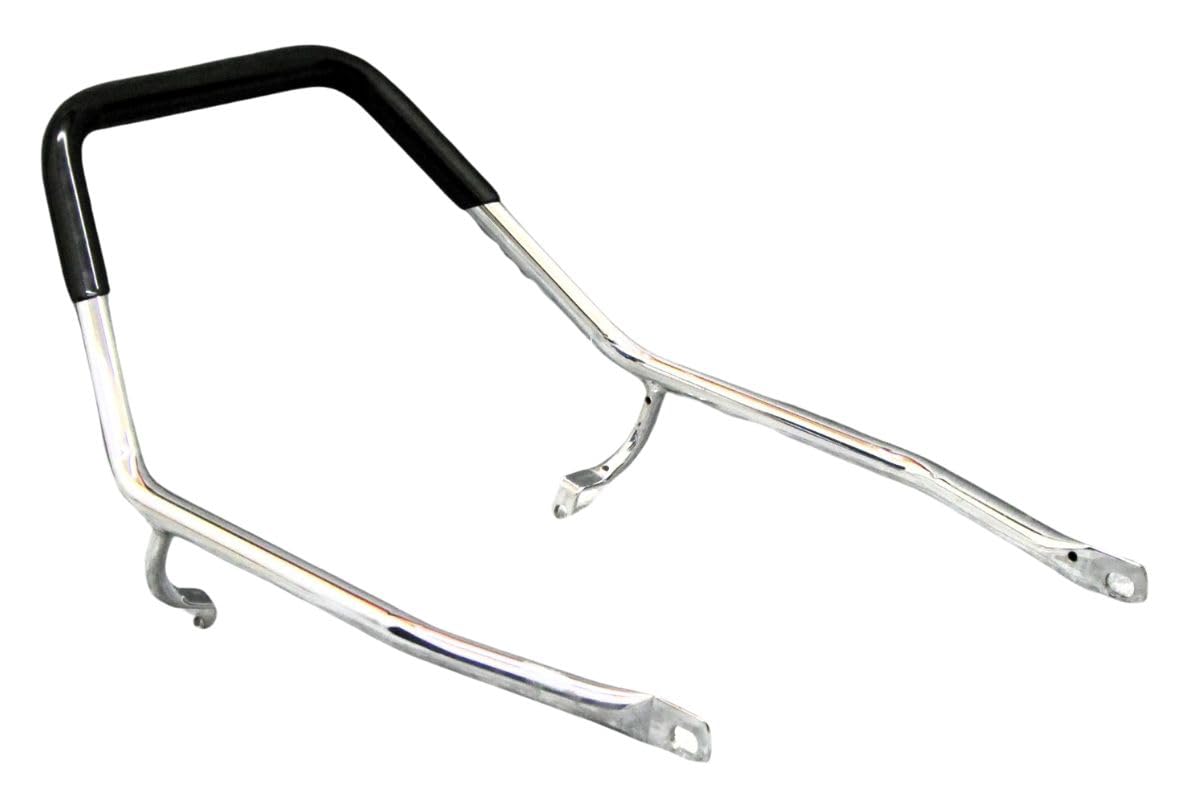Amazon | XJR400 前期 メッキ タンデムバー ブラック/黒 ゴム