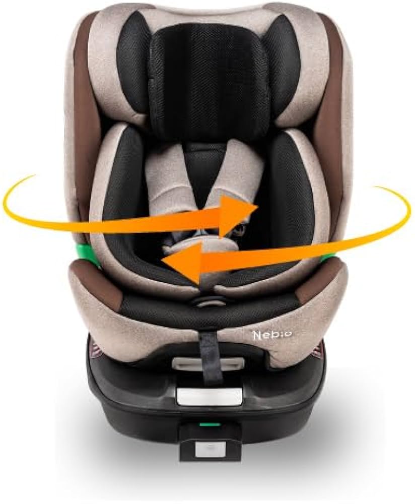 Amazon | Nebio チャイルドシート 新生児 回転式 0歳から12歳頃まで