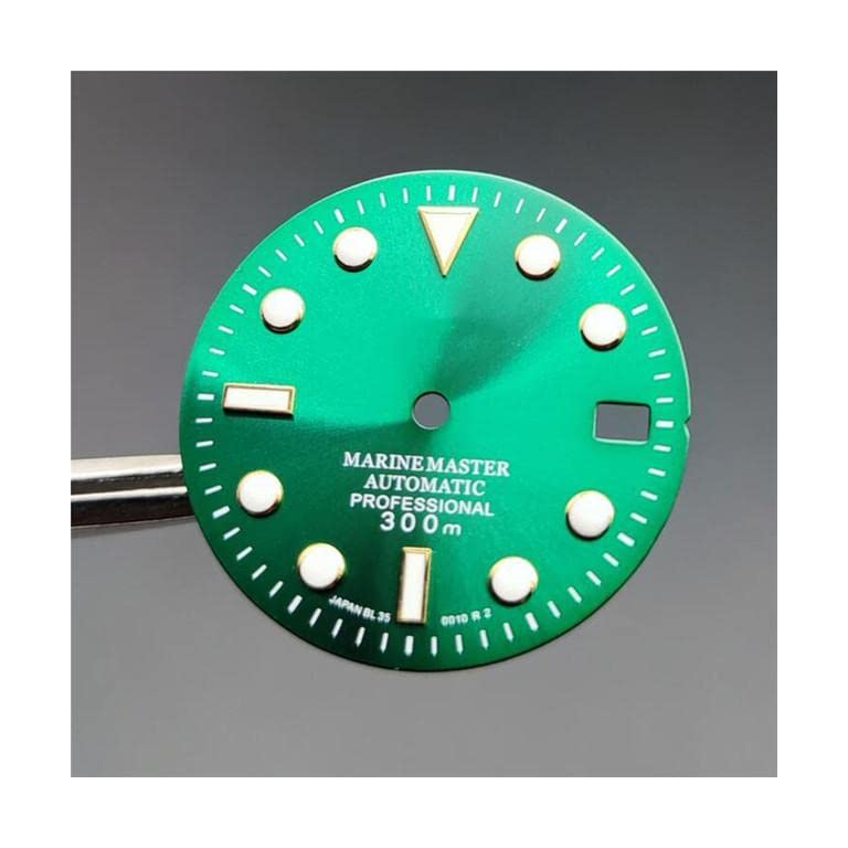 Amazon.co.jp: 時計の文字盤 NH35 時計の文字盤 28.5MM 発光文字盤に