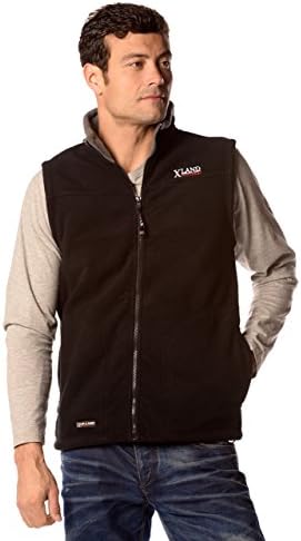 Xland Fleece Vest Iton, Black, S, Black : Amazon.nl: Fashion