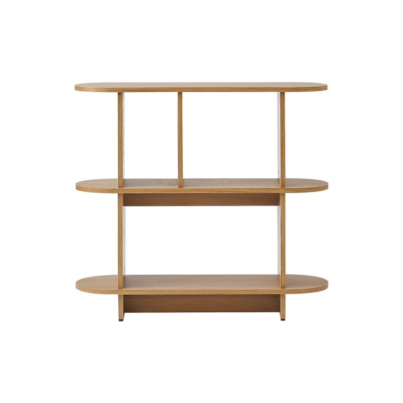 Amazon｜バルトラウンドシェルフ 4サイズラック (ナチュラル, 3段800