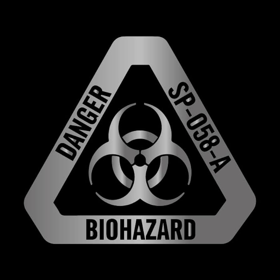 Amazon.co.jp: バイオハザード 注意 ロゴ マーク ver1 車の給油口