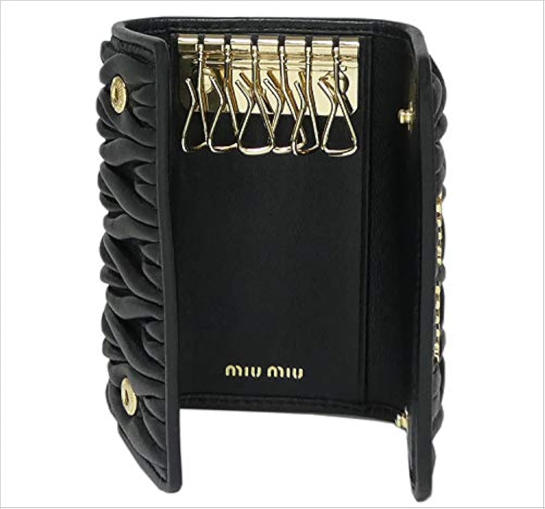 Amazon.co.jp: [ミュウミュウ] マテラッセ レザー キーケース 6連 MIU