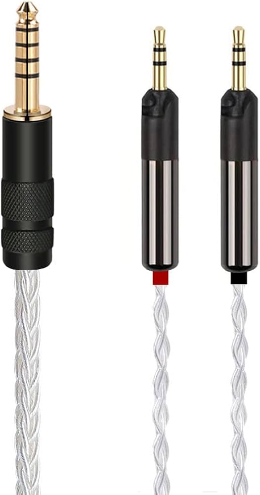 Amazon | luxferre 4.4 mm ath-r70x r70x 交換 リケーブル 4.4 mm