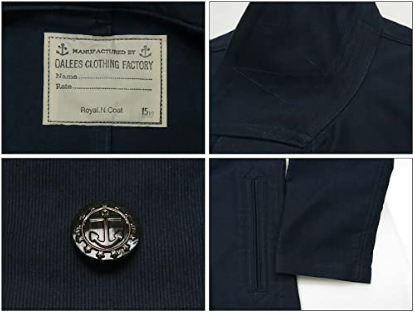 Amazon | [デラックスウェア] 1910's ロイヤル ネイビー コート