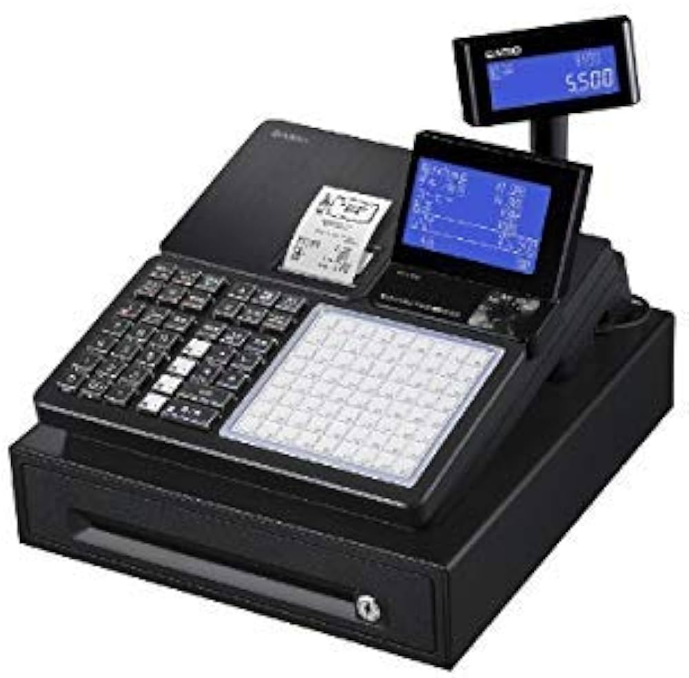 Amazon | SR-C550-4SBK(ブラック) スマホ連携 レジスター 4部門