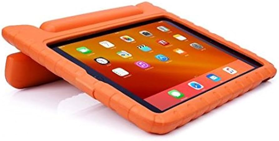 Amazon.co.jp: AL iPadケース 子供 ケース iPad Air オレンジ 軽量