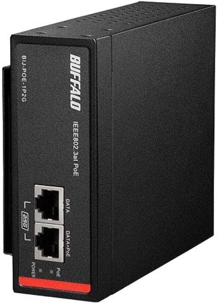 Amazon.co.jp: バッファロー BIJ-POE-1P2G 法人向け af PoE