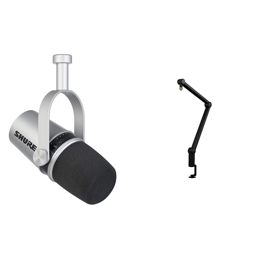 Amazon.co.jp: 【マイクアームセット】 SHURE MV7 ポッドキャスト