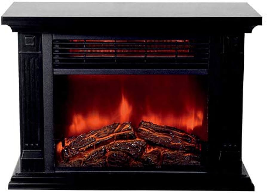 Amazon | 暖炉型ファンヒーター HD-100BK | Hiro Corporation | 電気