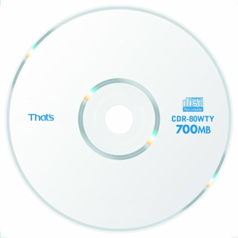 Amazon.co.jp: 太陽誘電製 That's CD-Rデータ用 48倍速700MB