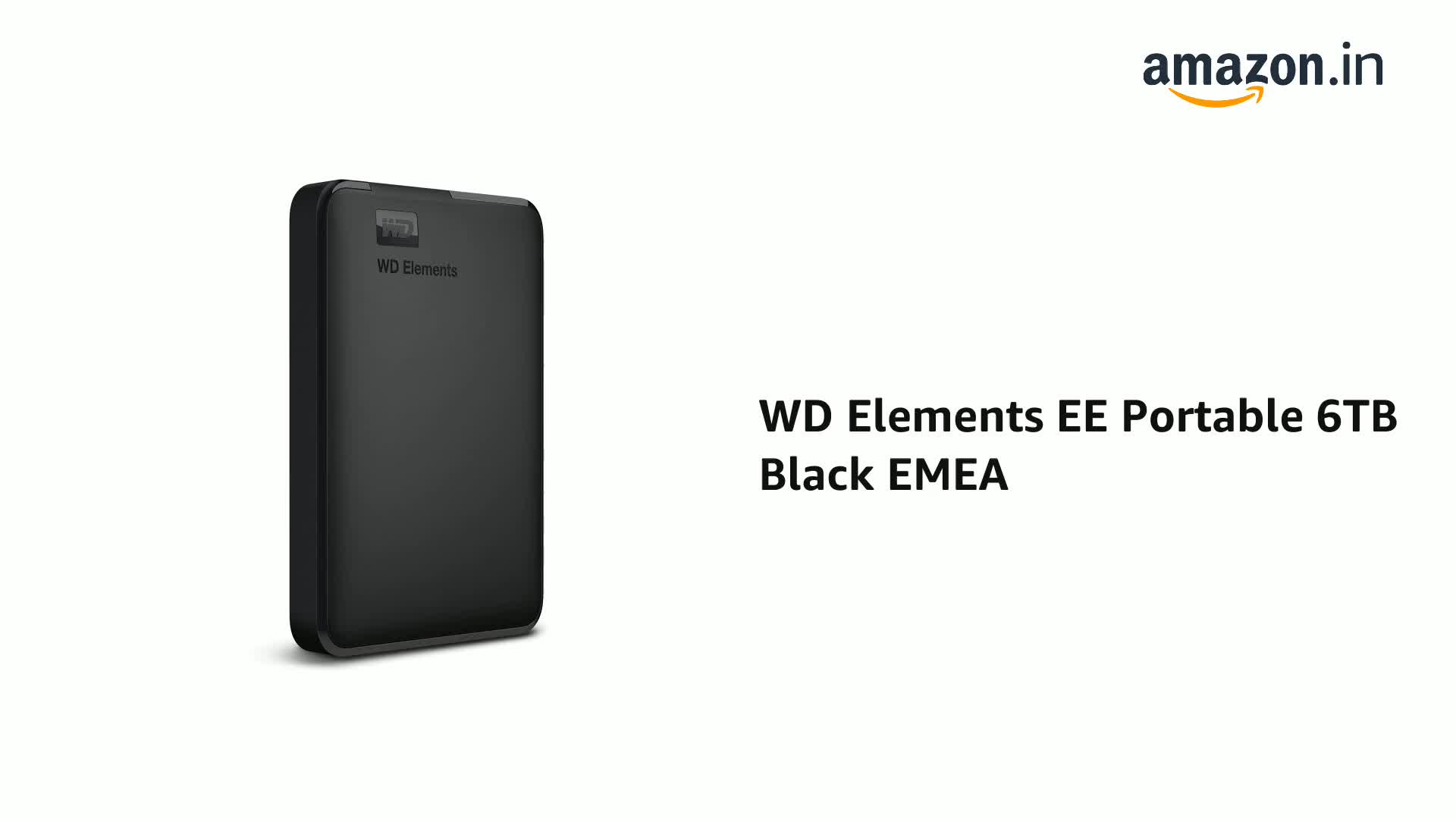 Western Digital WD Elements EE Portable usb3.2_gen_1 6TB Black