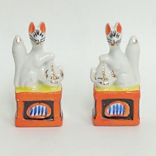 Amazon | 稲荷 キツネ 錦3.0 磁器 美濃焼 23ya4024-601 | 【美濃焼