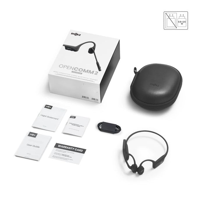 Amazon.com: Shokz OpenComm2 UC Bone Conduction Bluetooth Headset
