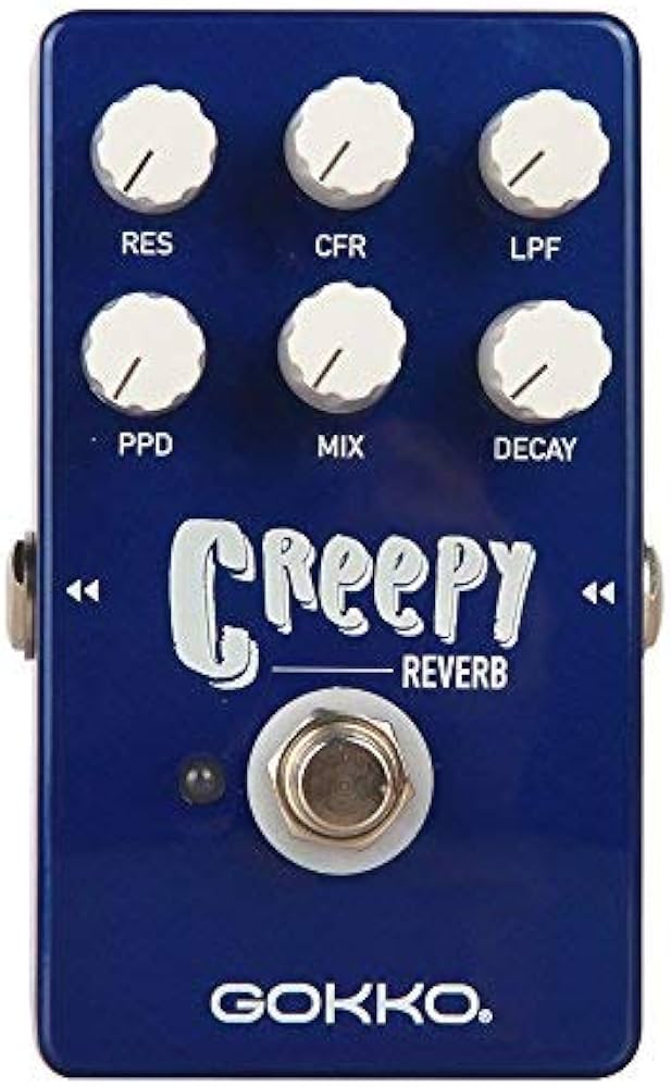 Amazon | GOKKO 多機能リバーブ ペダル ギターエフェクター GK-26
