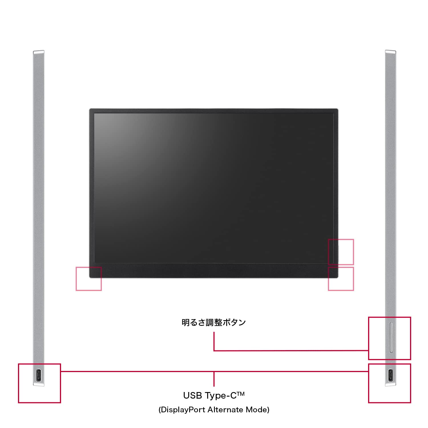 Amazon.co.jp: LG モバイルモニター gram +view 16MQ70 16インチ/WQXGA