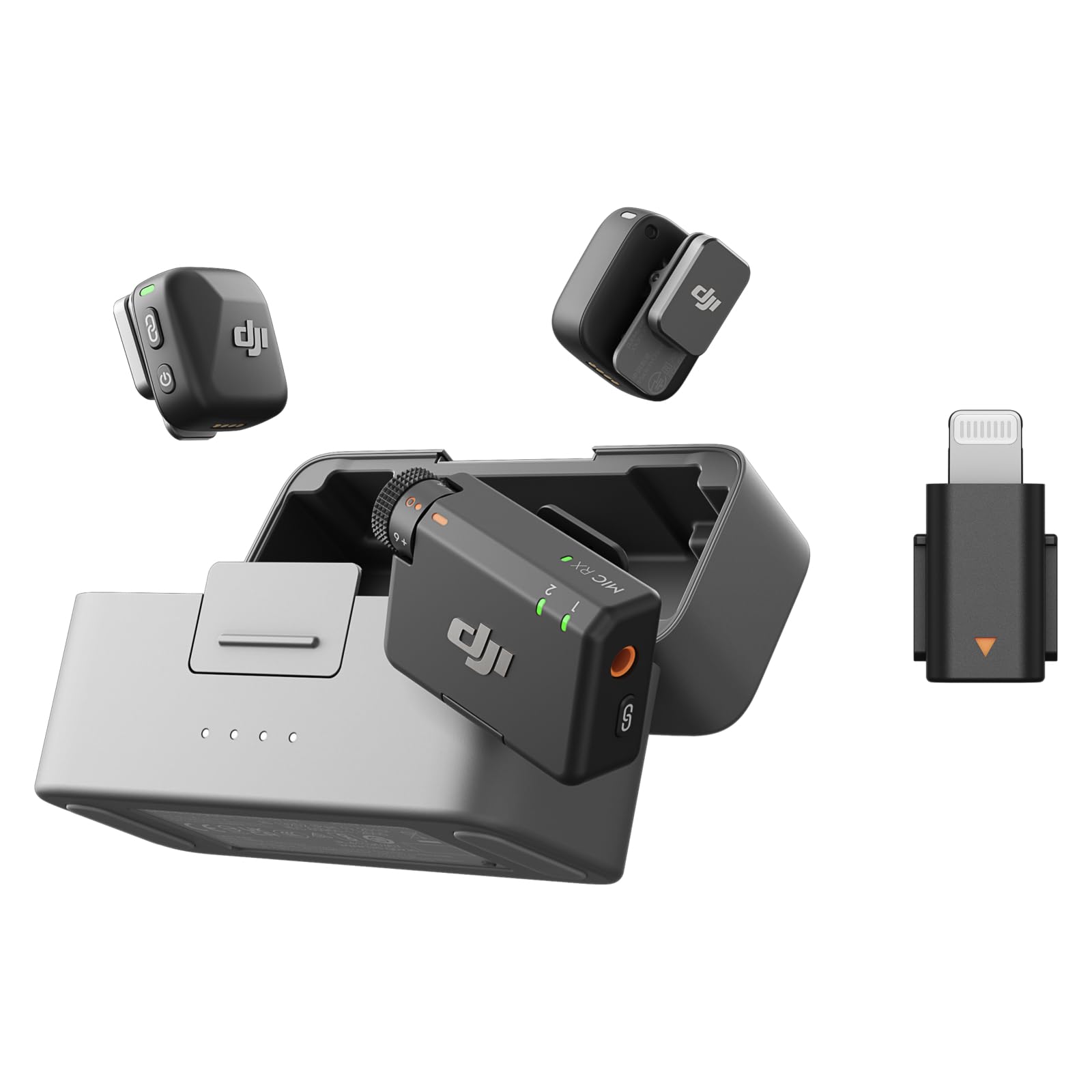 Amazon | DJI Mic Mini（2 TX + 1 RX + 充電ケース） ピンマイク