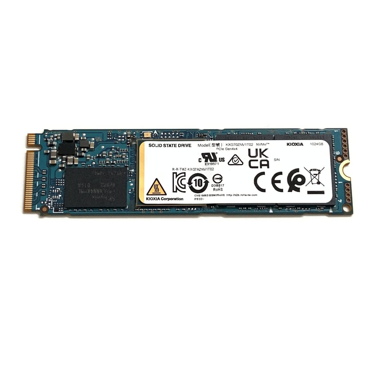 Amazon | KIOXIA SSD 1TB XG7 M.2 2280 NVMe PCIe 4.0 Gen4 x4
