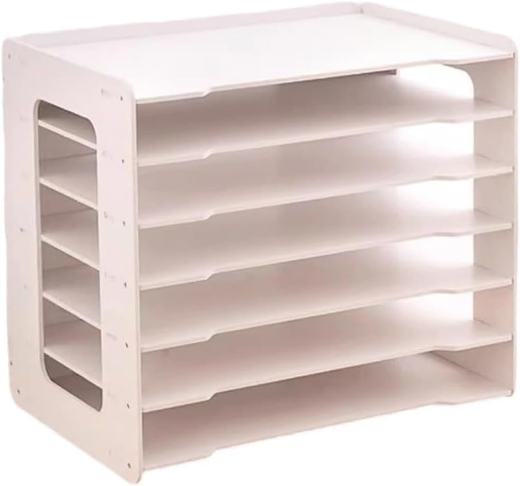 Amazon.co.jp: 書類 a3 ラック レターケース a3 横型 7段 書類トレーa3