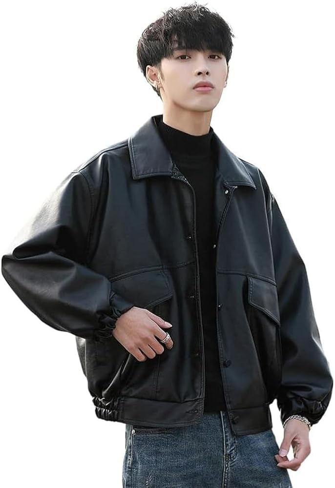 Amazon | [D.IIZOO] レザージャケット メンズ ライダースジャケット