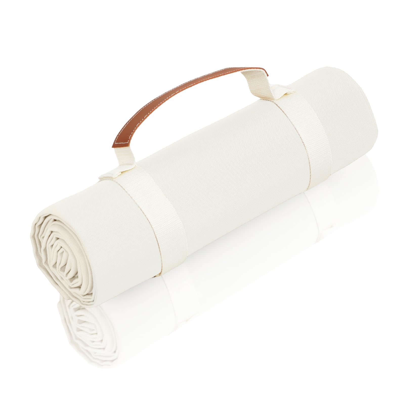 Amazon.com: NOONOOJOOJOO White Picnic Blanket & Beach Mat – Canvas