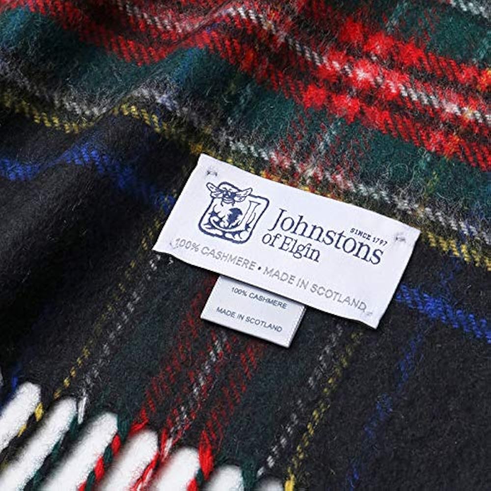 Amazon.co.jp: [ジョンストンズ] OF ELGIN カシミヤ マフラー ストール