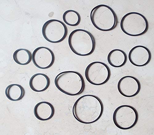 Amazon | 修理 補修 ゴムベルト 直径 17mm ～ 32mm 17本組 DVD CD LD
