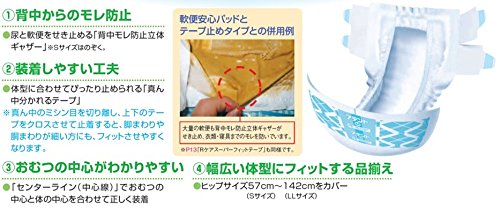 Amazon | 大王製紙 アテント テープ止めタイプ Mサイズ 20枚 (4パック