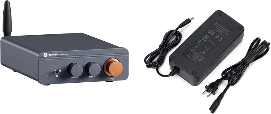 Amazon.com: Fosi Audio 48V 5A Power Adapter Supply and BT20A Pro