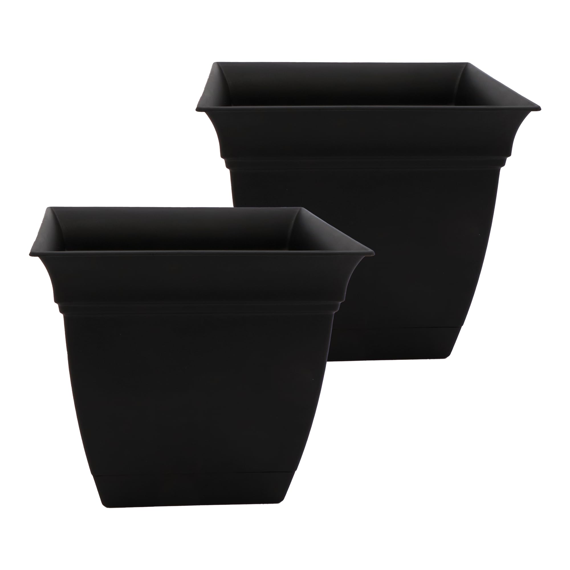 Amazon.com : The HC Companies 12 Inch Eclipse Square Planter Pots