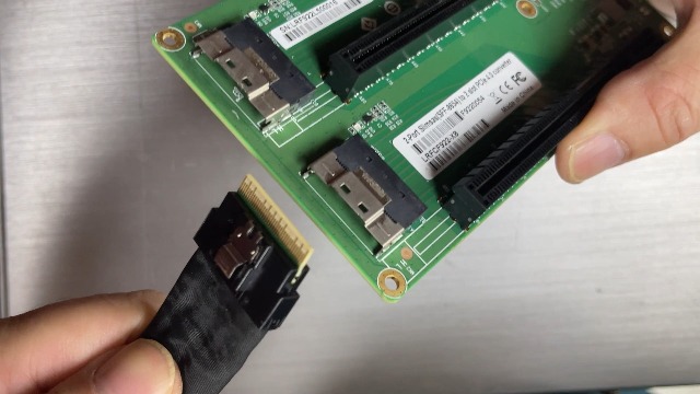 Amazon.com: Cablecc PCI-E Ultraport Slimline SAS Slim 4.0 SFF-8654