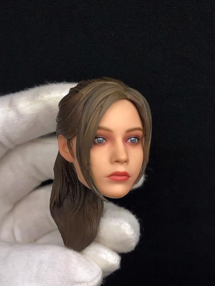 Amazon.co.jp: 200 1/6 公式 クレア バイオハザード RE2 ヘッド 女性