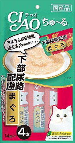 Amazon.co.jp: 【セット販売】チャオ ちゅ～る 下部尿路配慮 まぐろ