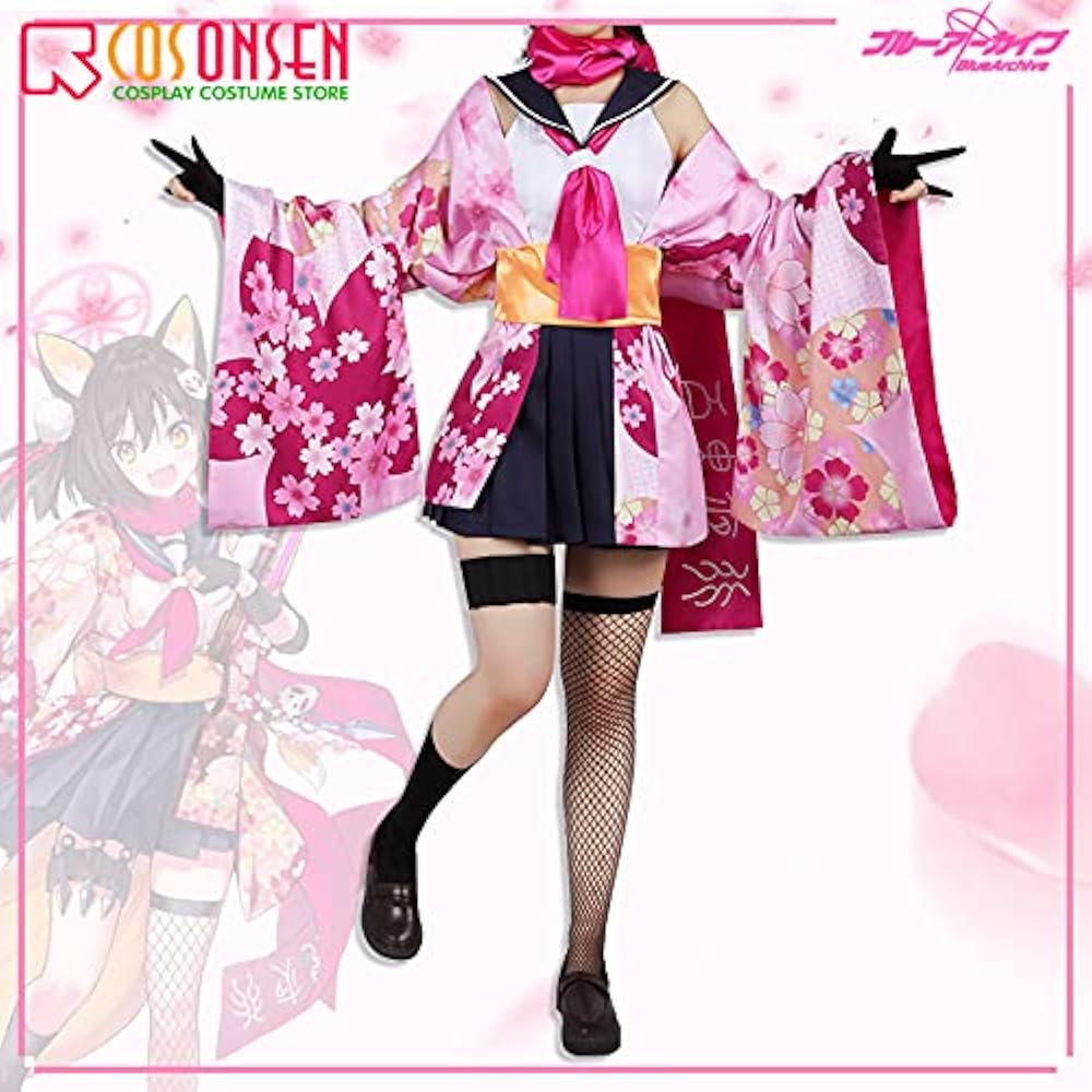 Amazon.co.jp: [cosonsen] ブルーアーカイブ ブルアカ 百鬼夜行連合