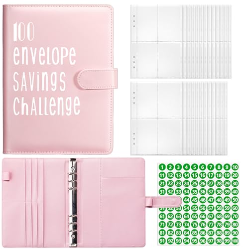 Amazon | DY.2ten A5 100日お金節約チャレンジ 6穴 予算バインダー