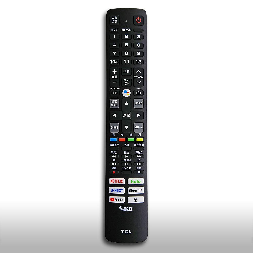 Amazon | テレビリモコン TCL 純正品 RC610JJR1 スマートテレビ用